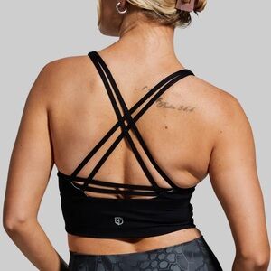 Born Primitive Crossfire Sports Bra. Black. Size medium